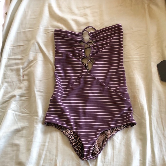 acacia swimwear Other - Fig stripe Bronx acacia green be piece